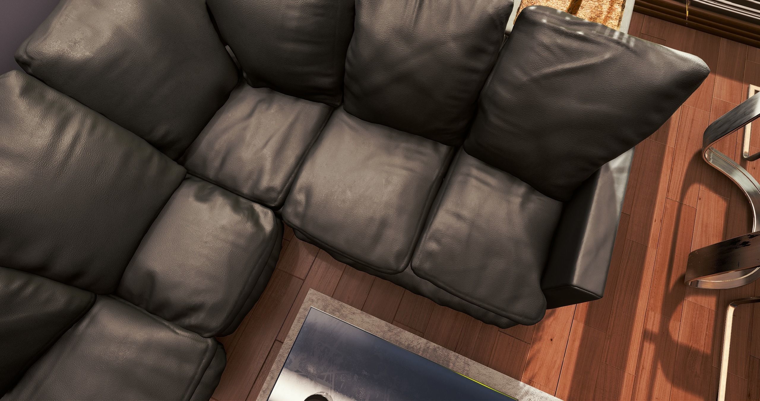 Realistic PBR apartment UE4 3D model_16
