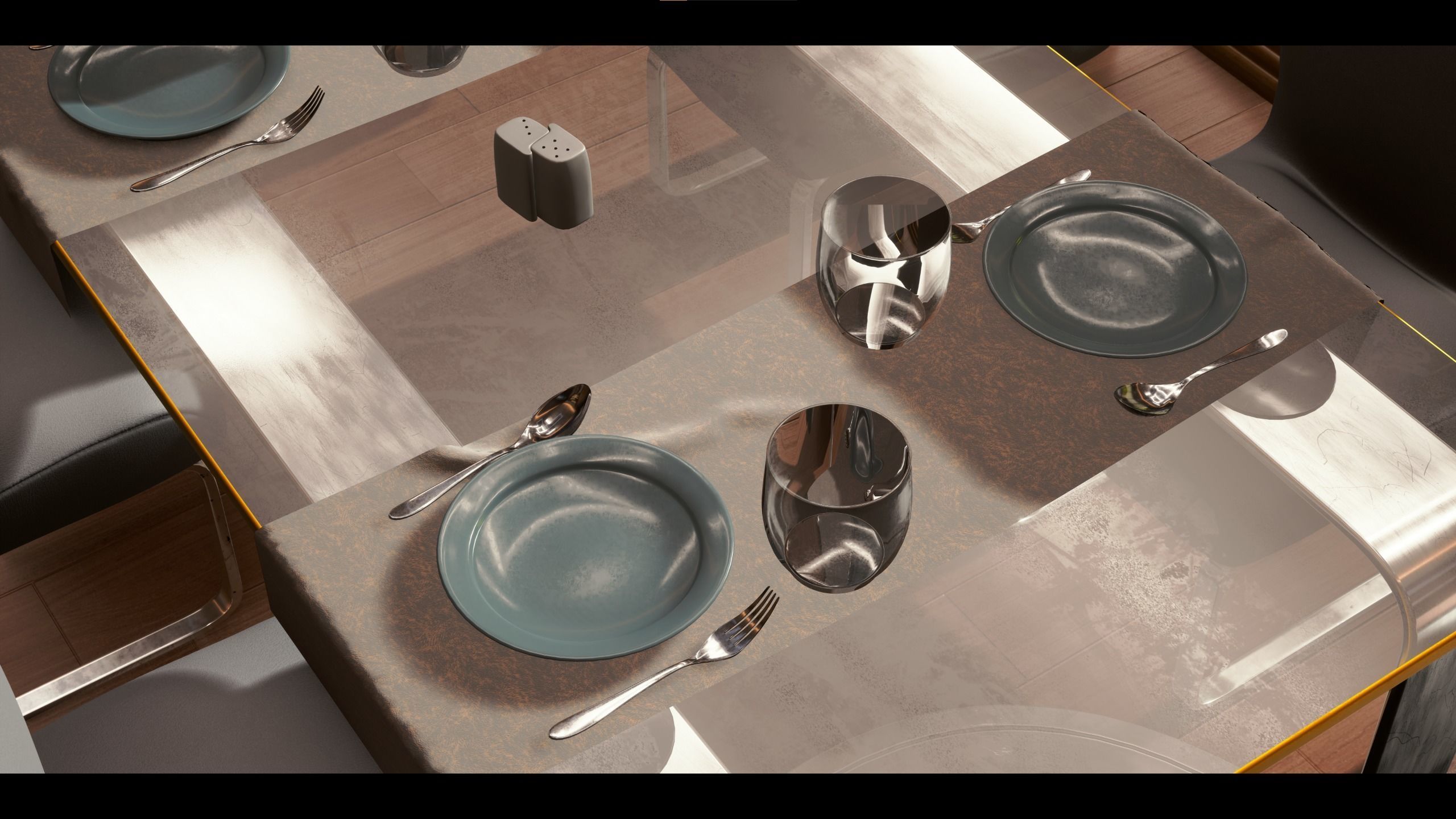 Realistic PBR apartment UE4 3D model_22