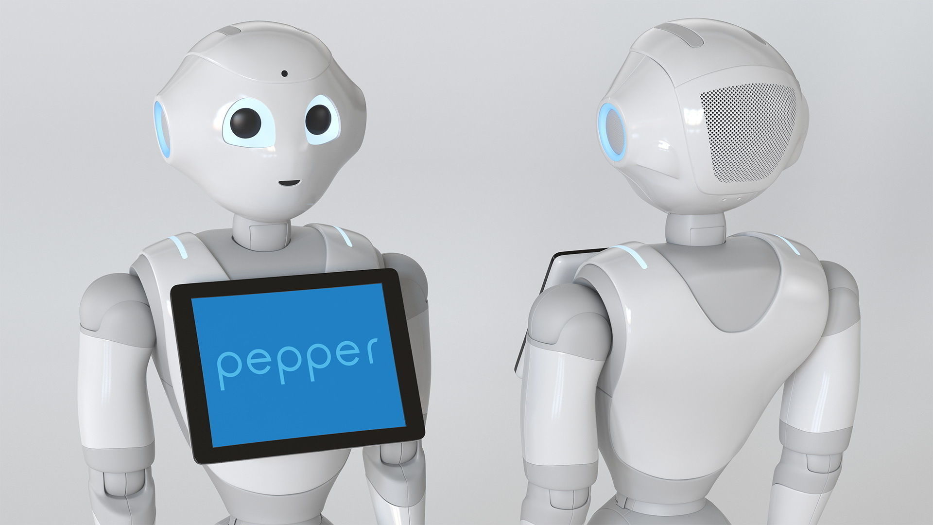 Pepper Robot Rigged 3D model_12