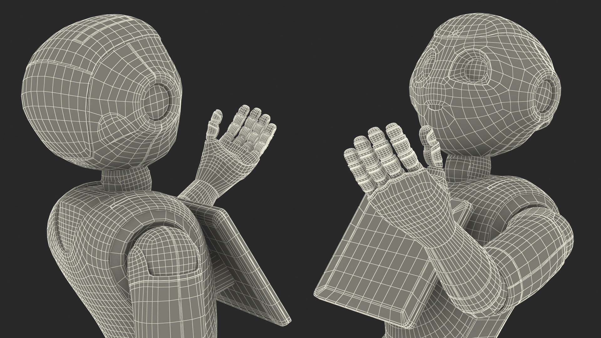 Resident Pepper Robot 3D model_21