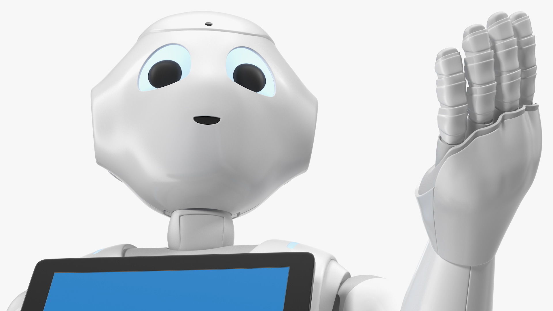 Resident Pepper Robot 3D model_6