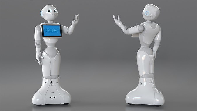 Resident Pepper Robot 3D model