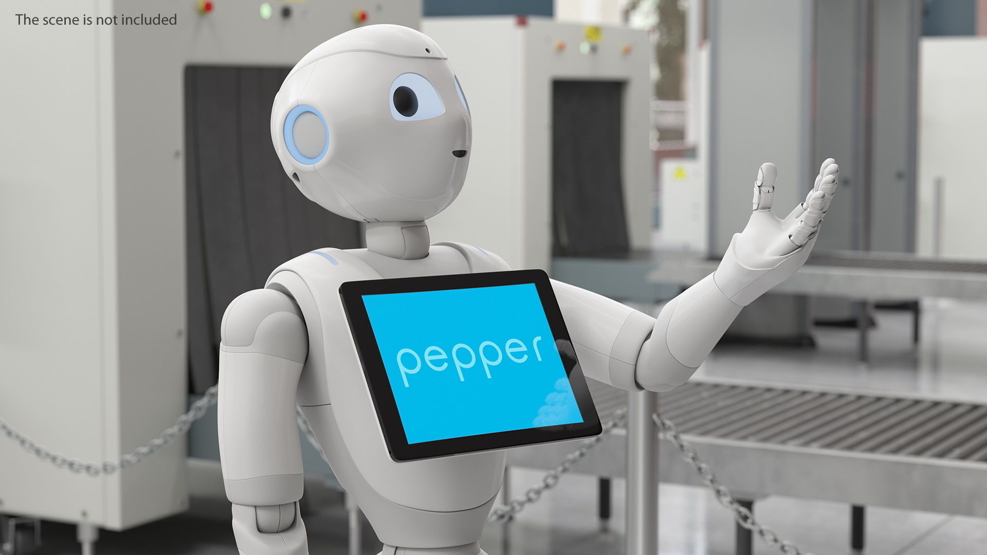 Resident Pepper Robot 3D model_3