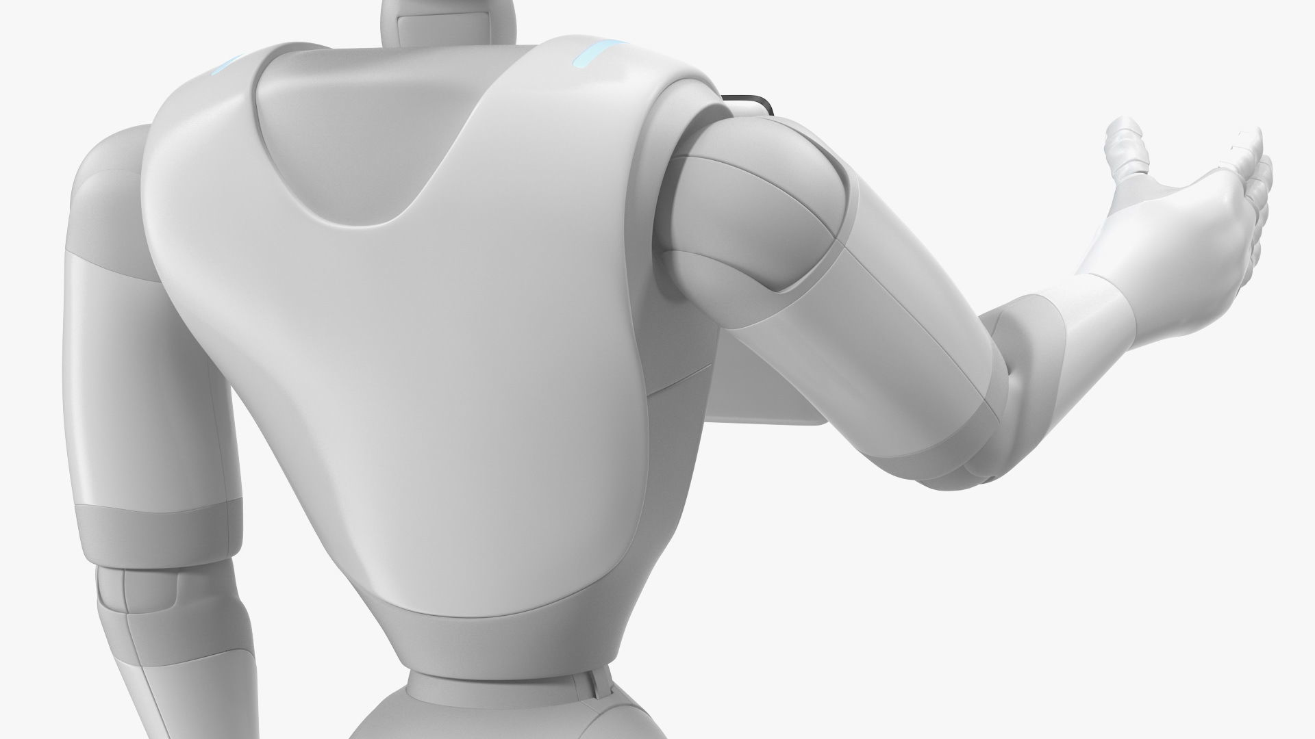 Information Display Pepper Robot 3D model_6