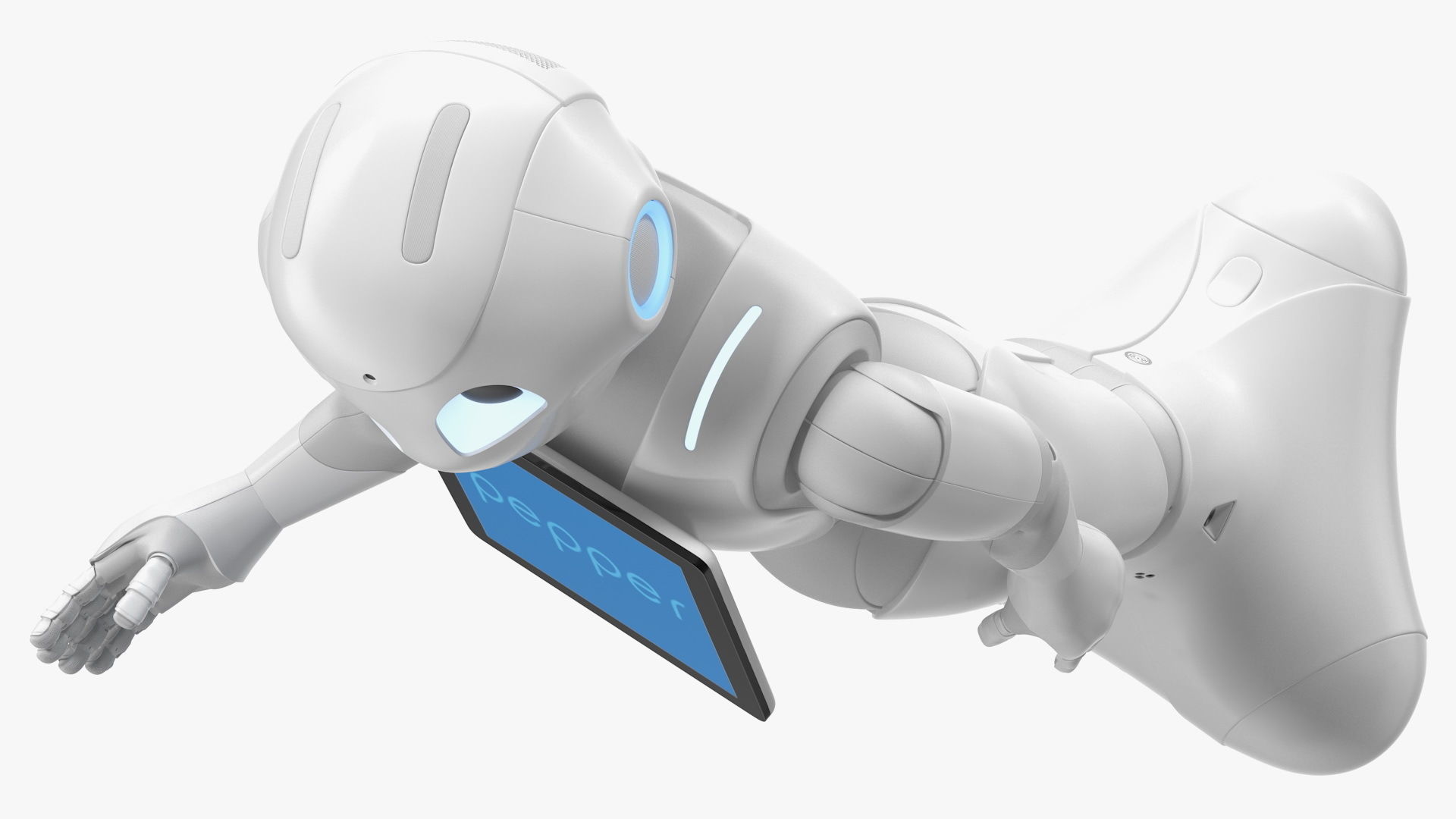 Information Display Pepper Robot 3D model_10