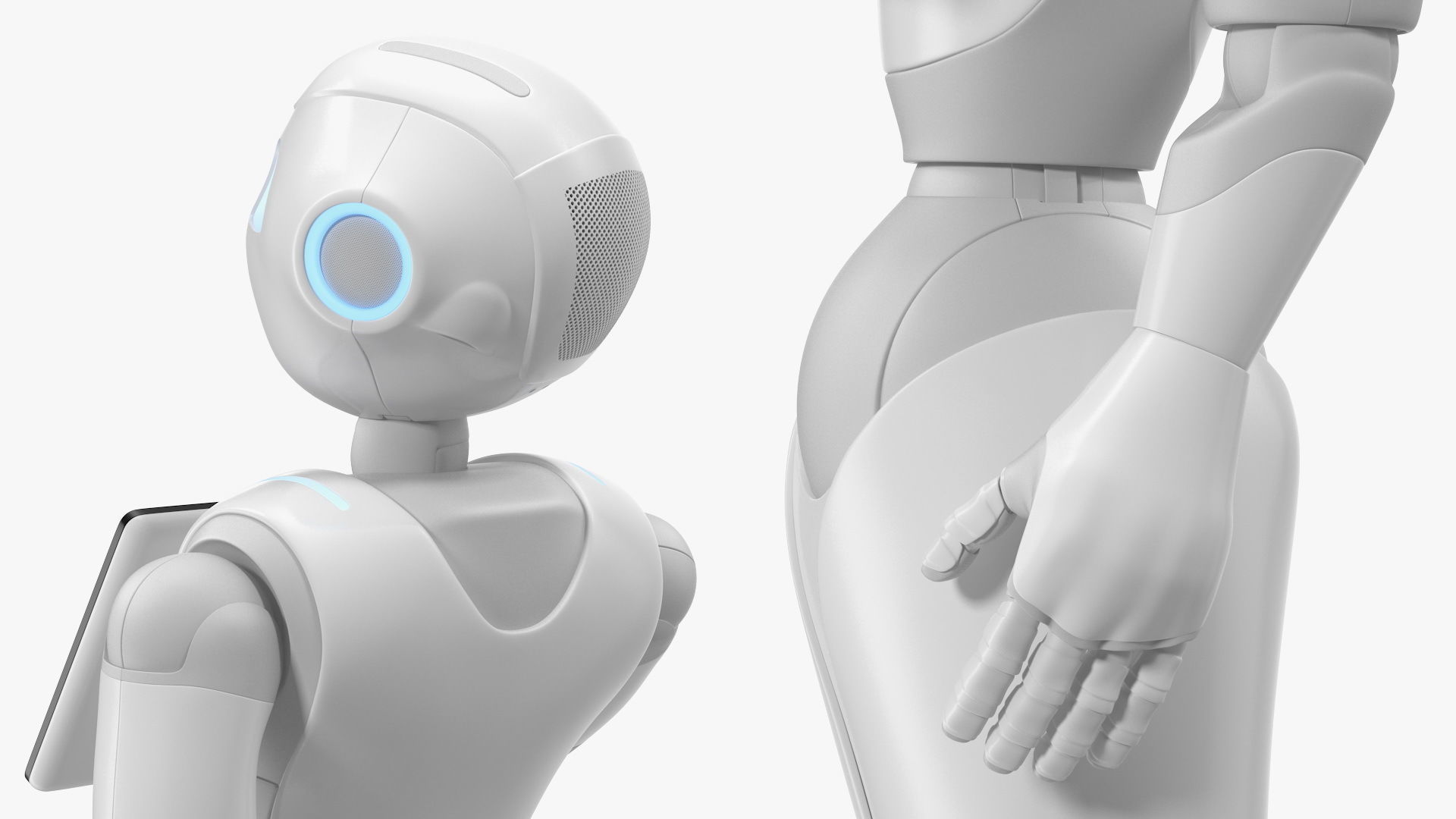 Information Display Pepper Robot 3D model_7