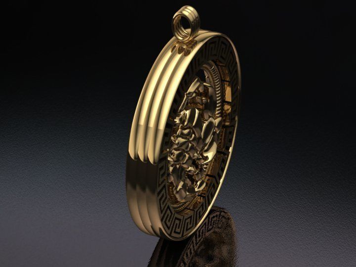 Scorpion pendant - Scorpio 3D print model_8