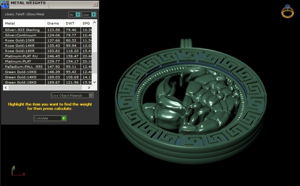 Scorpion pendant - Scorpio 3D print model_16