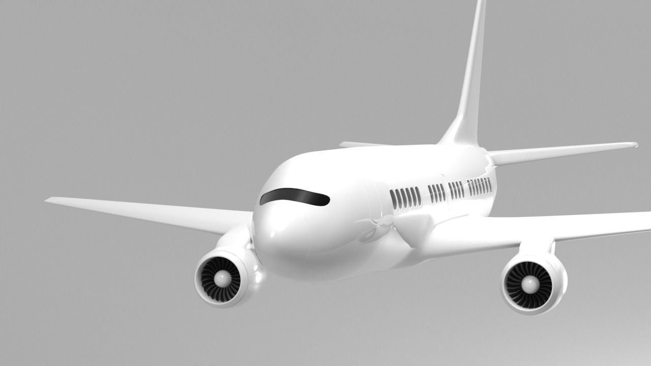 Airplane 3d Model 3D model_10