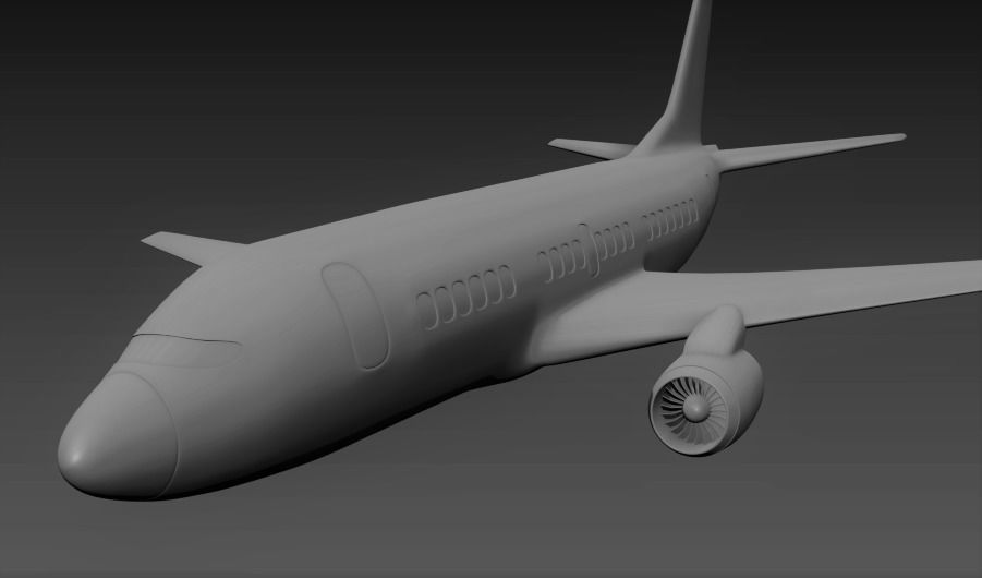 Airplane 3d Model 3D model_13