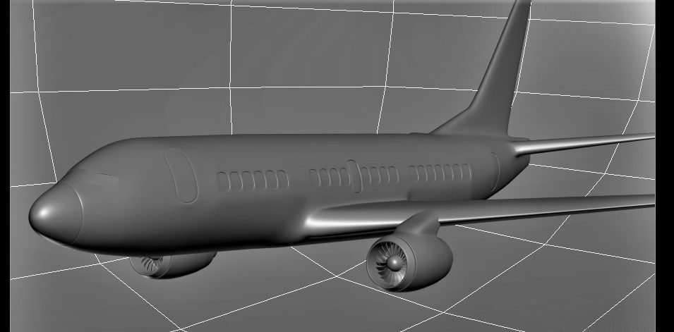 Airplane 3d Model 3D model_14