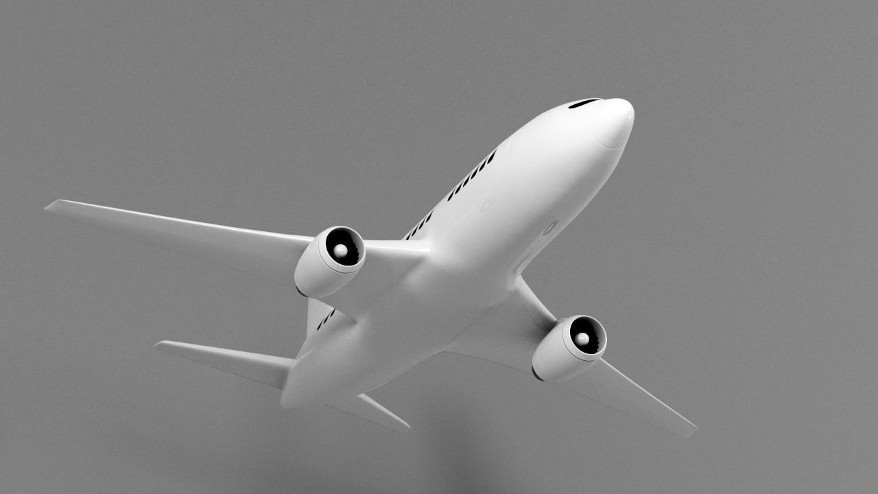 Airplane 3d Model 3D model_11