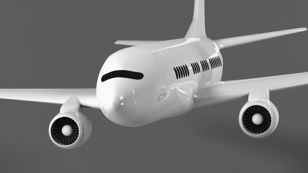 Airplane 3d Model 3D model_5