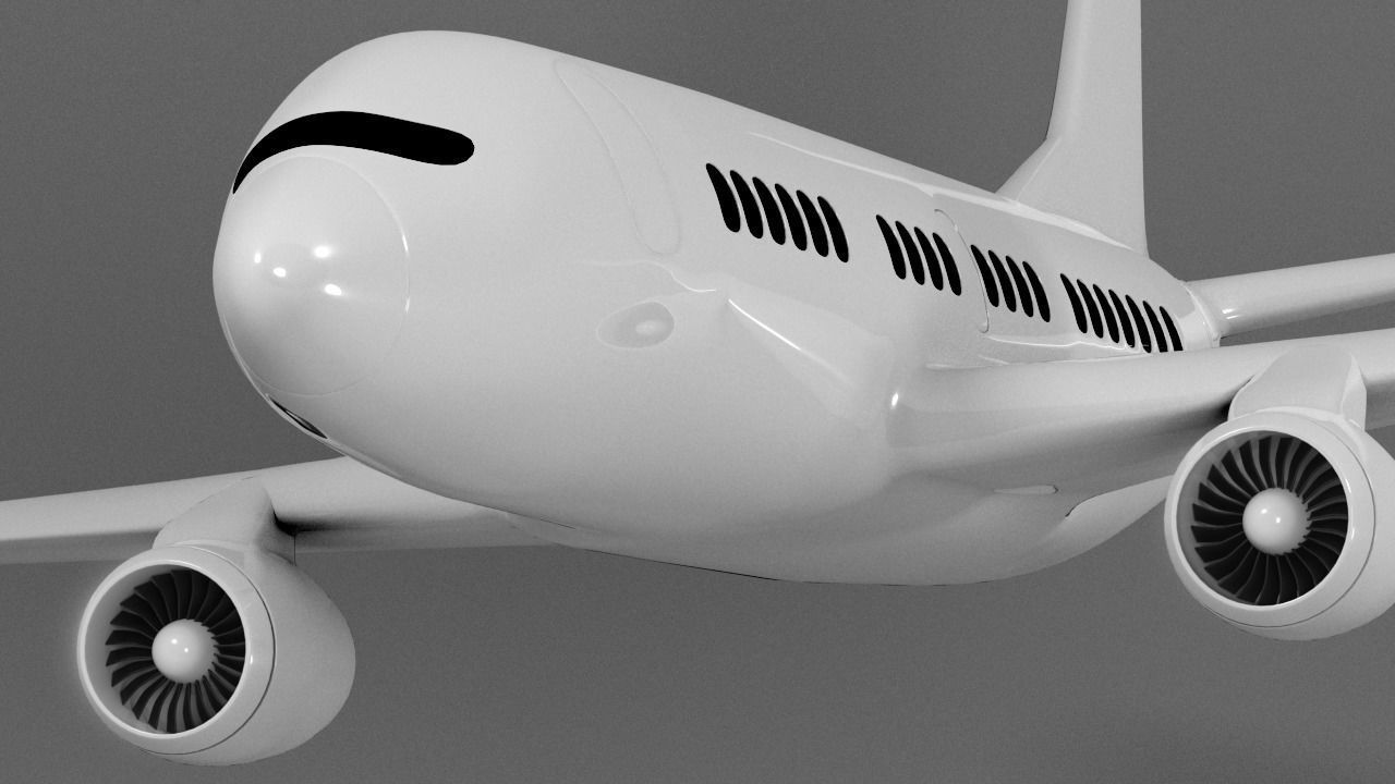Airplane 3d Model 3D model_9