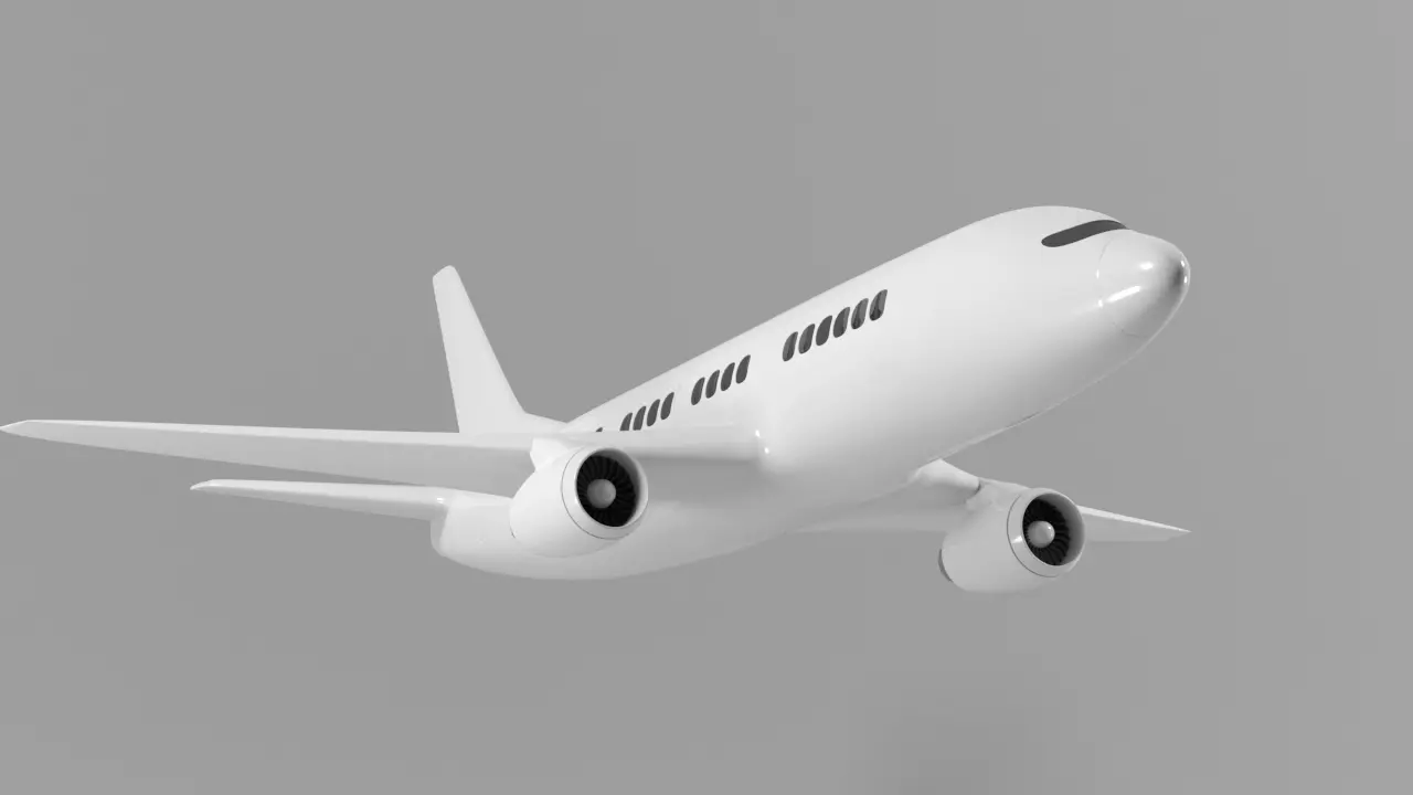 Airplane 3d Model 3D model_0