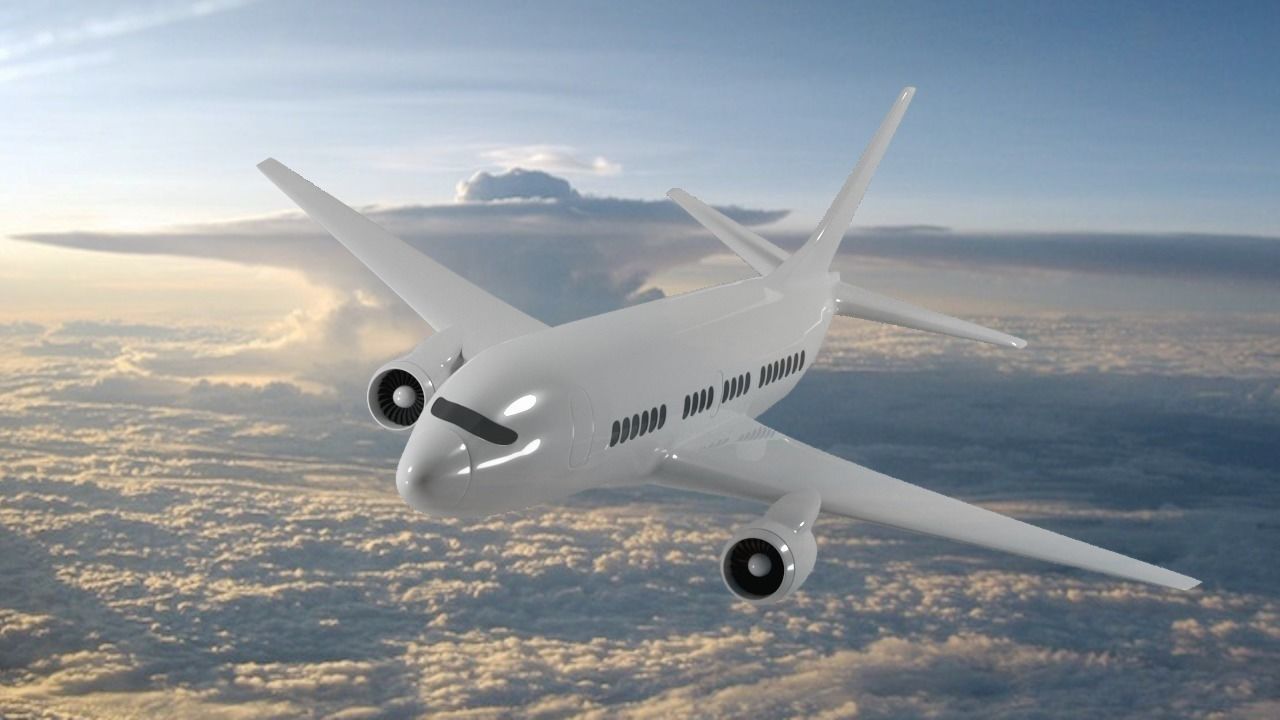 Airplane 3d Model 3D model_4