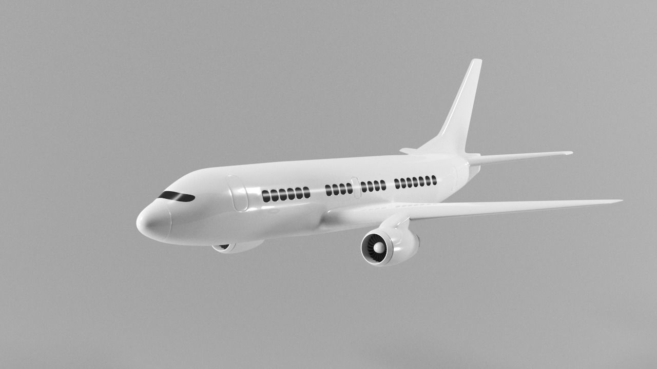 Airplane 3d Model 3D model_8
