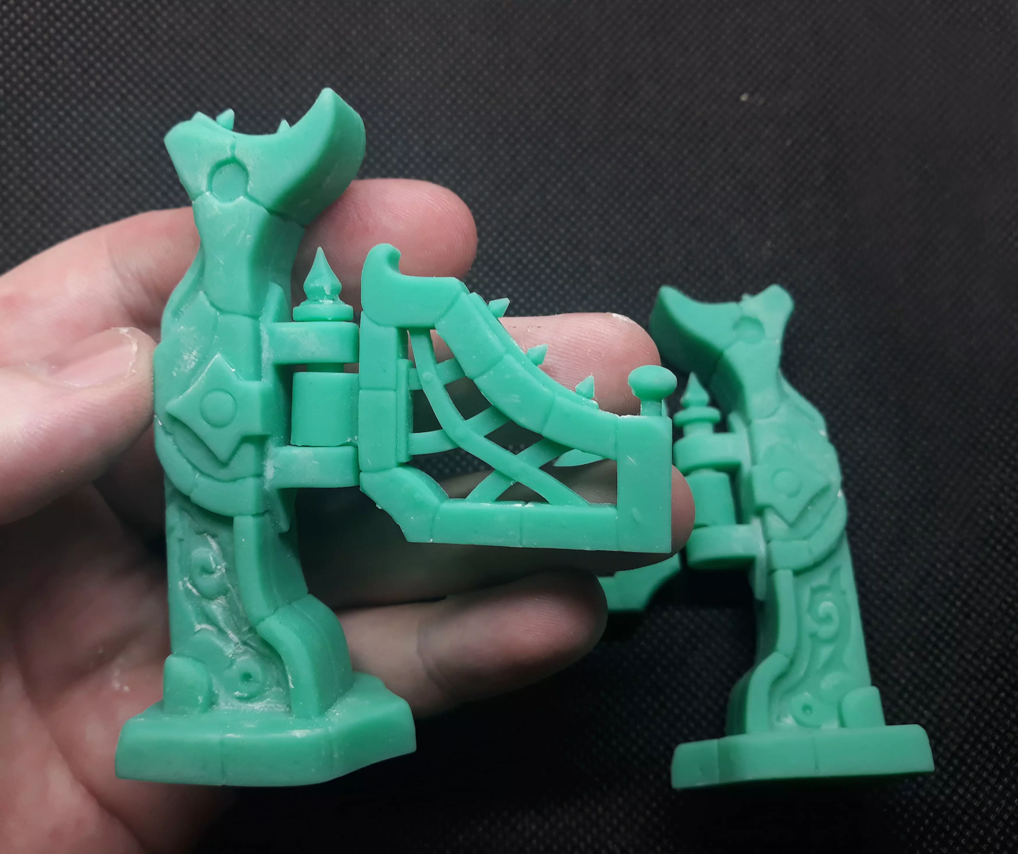Fantasy fence door 3d print 3D print model
