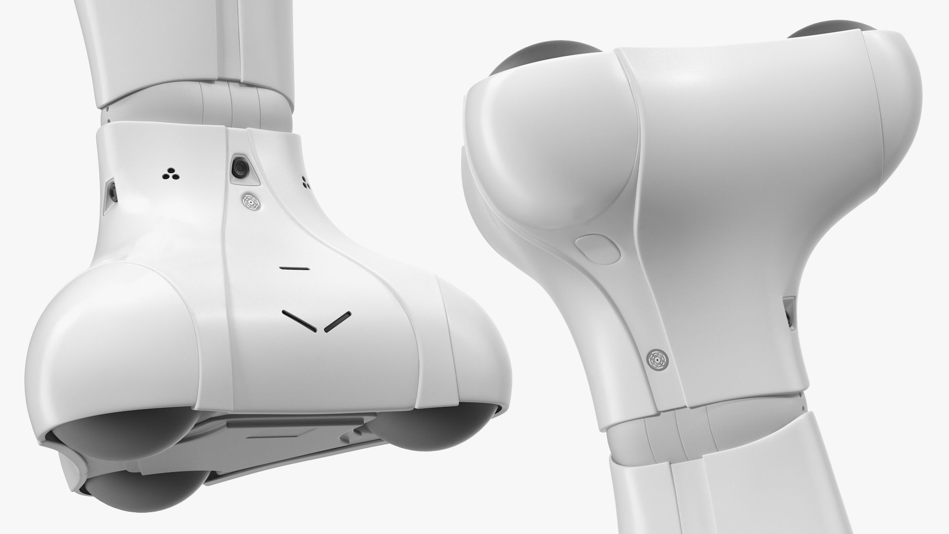 Pepper Robot Standing Pose 3D model_11