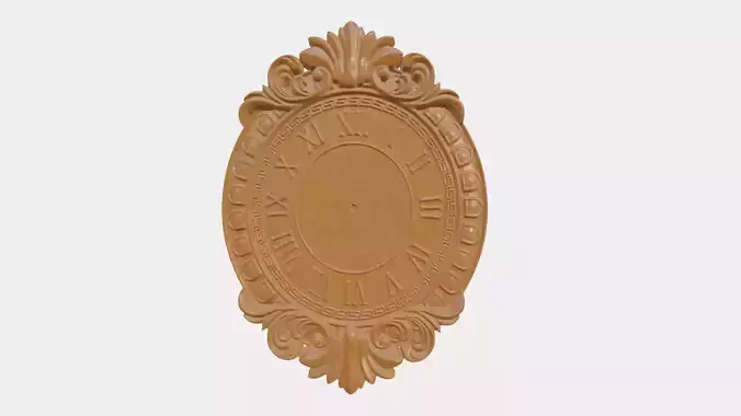 Wooden Clock Decor