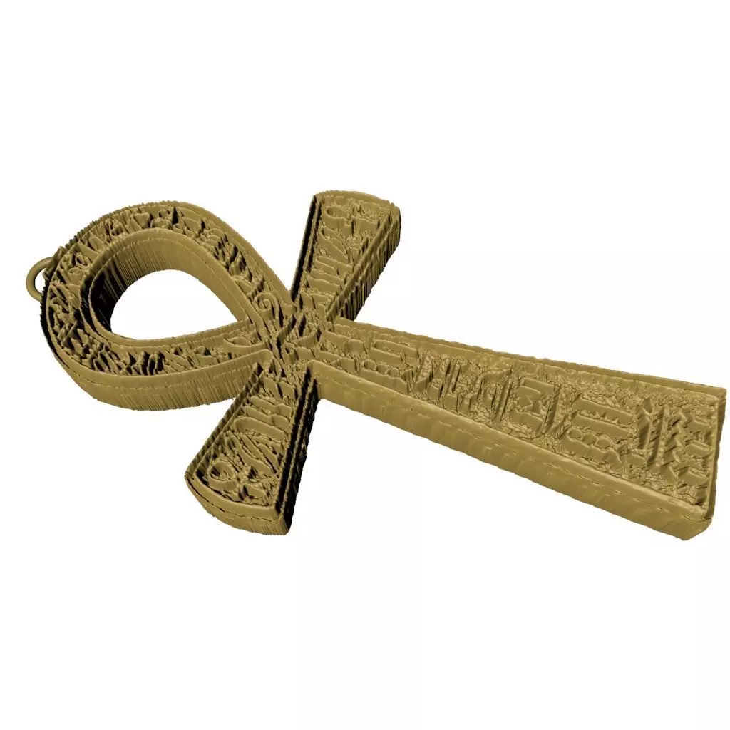 ankh amulet 3D print model_0
