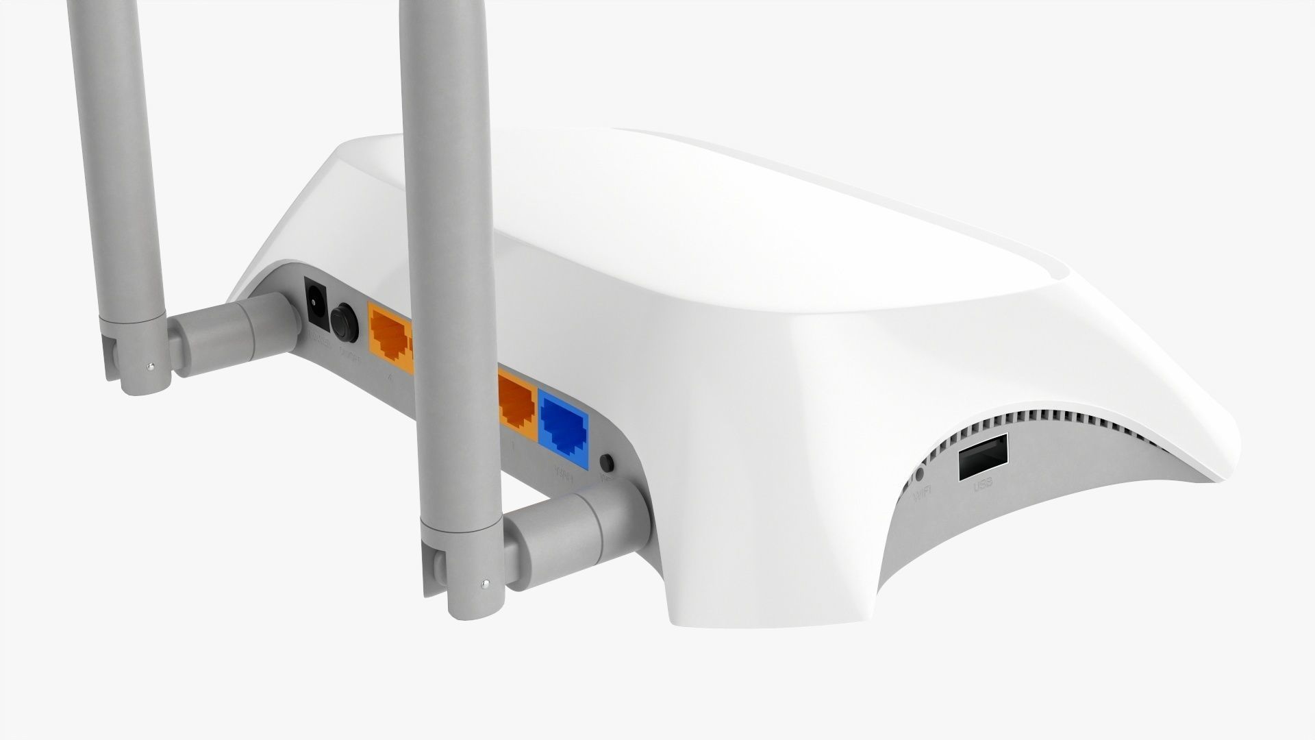 Wireless router dual band 3G-4G 3D model_1