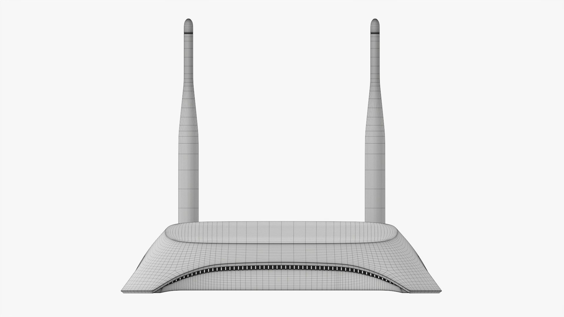 Wireless router dual band 3G-4G 3D model_11