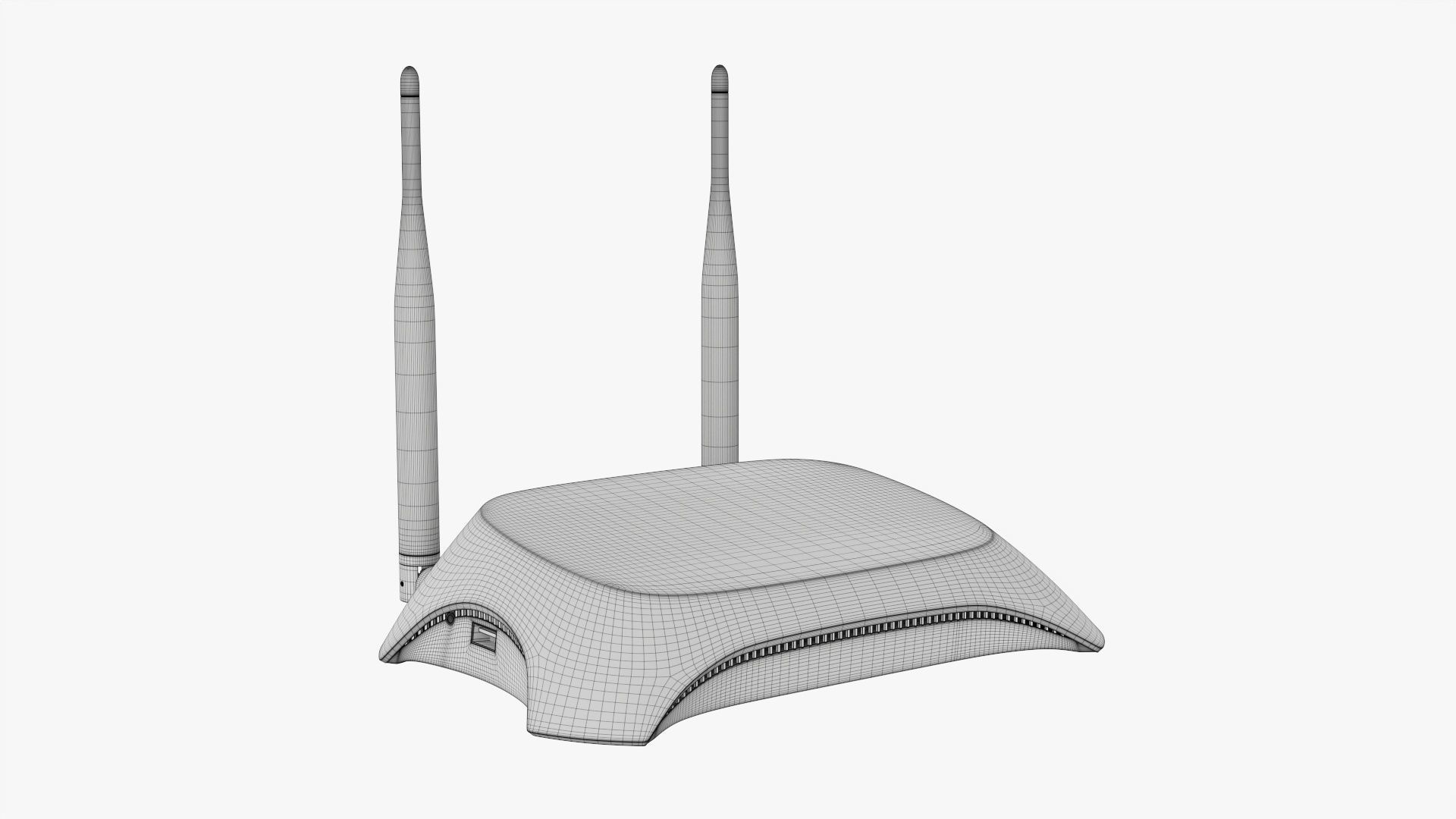 Wireless router dual band 3G-4G 3D model_7