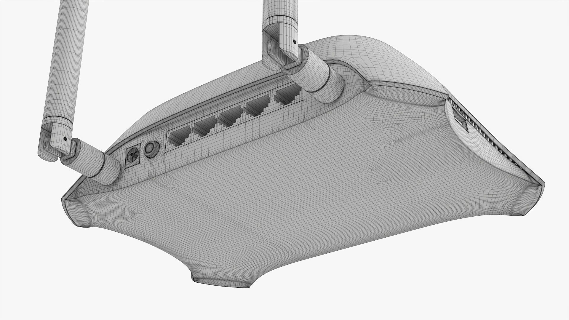 Wireless router dual band 3G-4G 3D model_9
