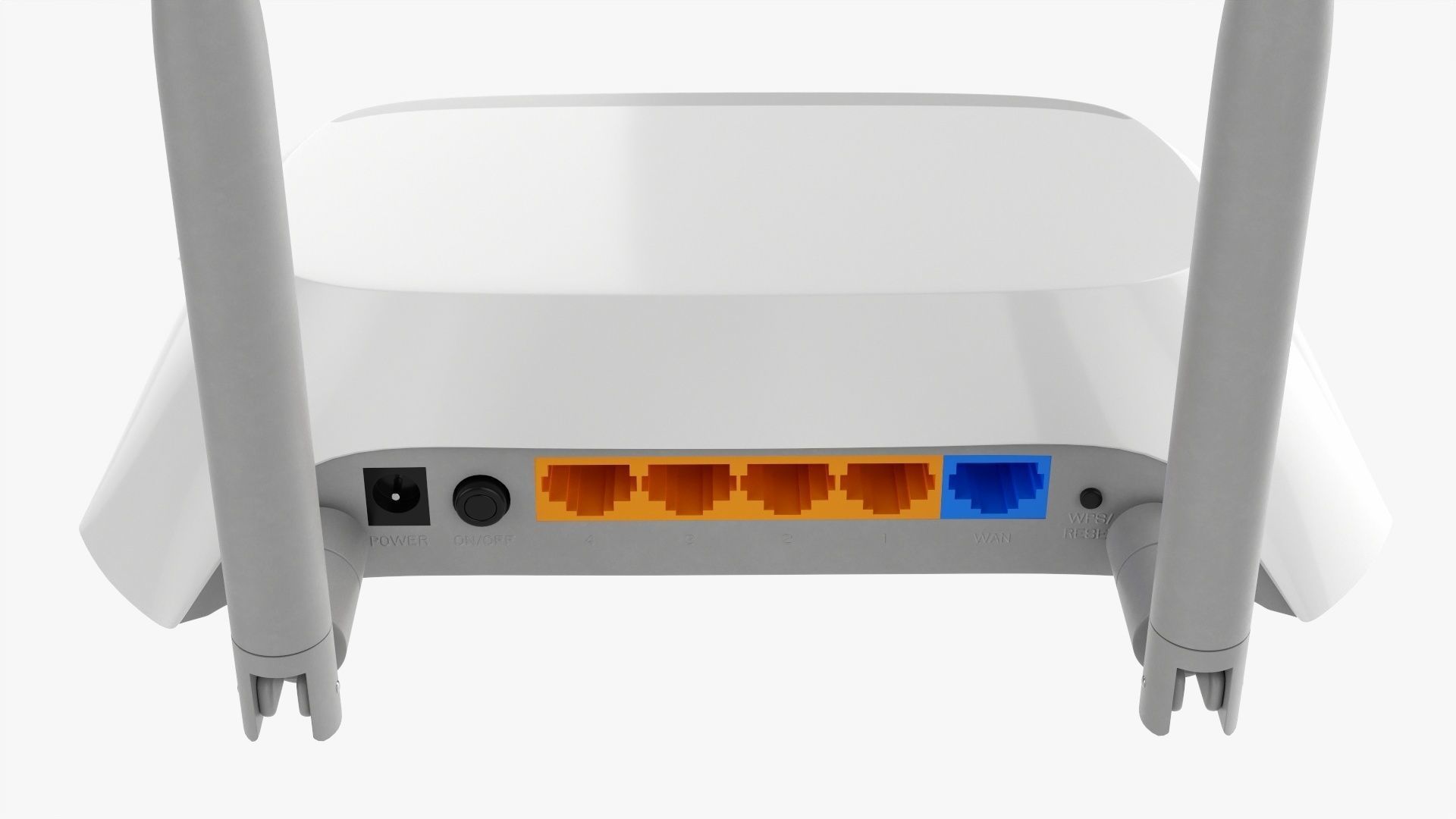 Wireless router dual band 3G-4G 3D model_3