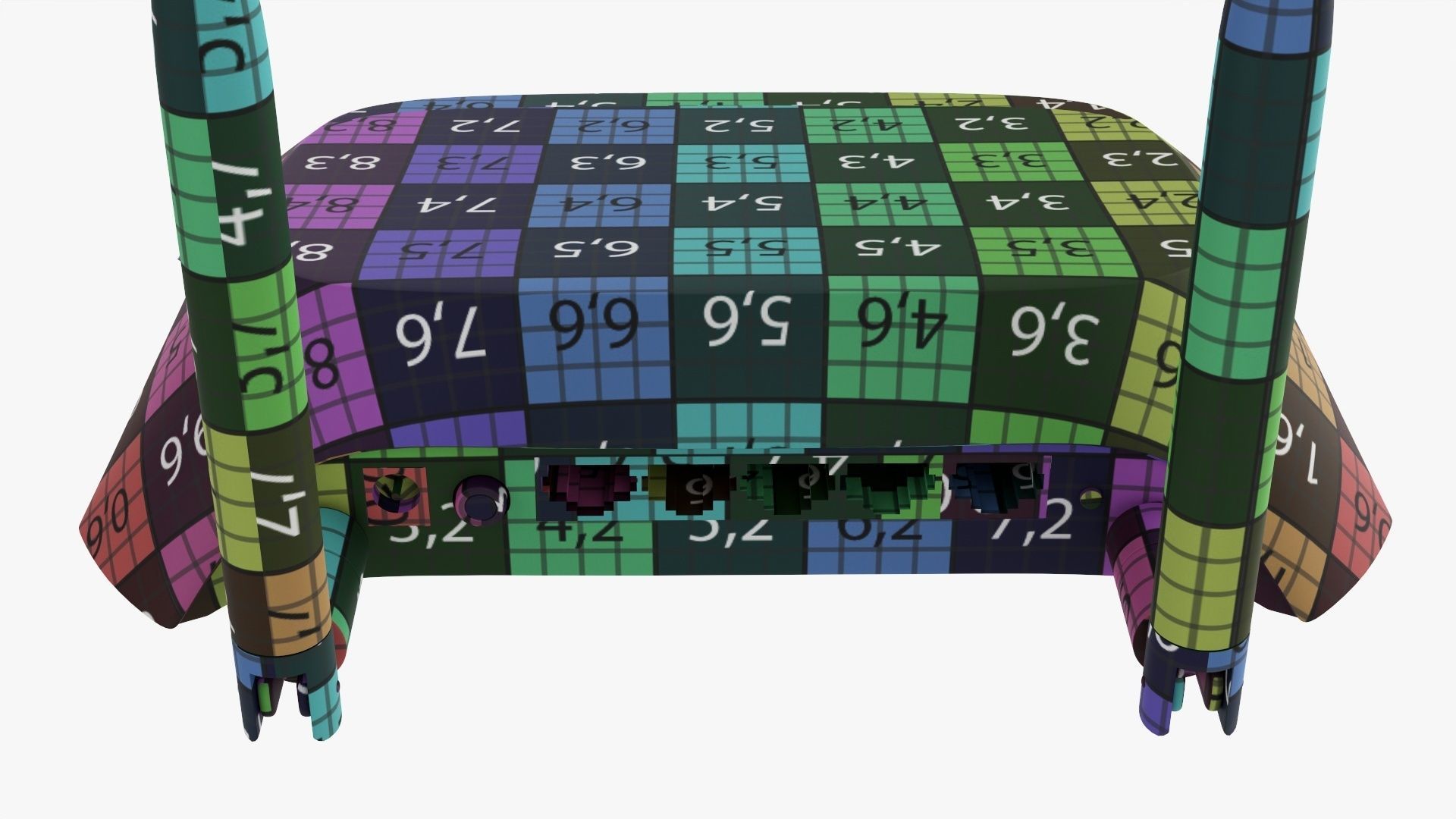 Wireless router dual band 3G-4G 3D model_17