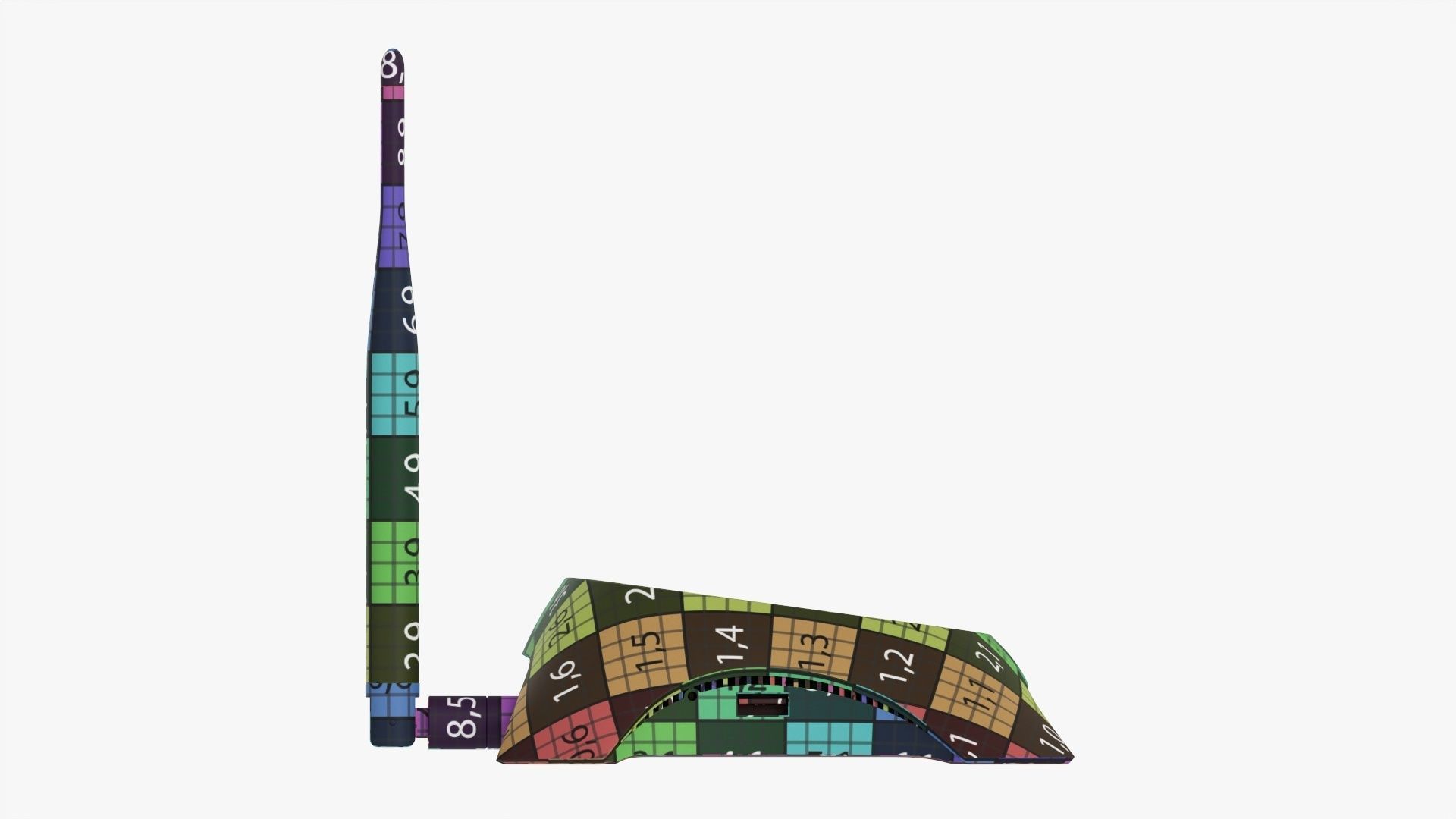 Wireless router dual band 3G-4G 3D model_19