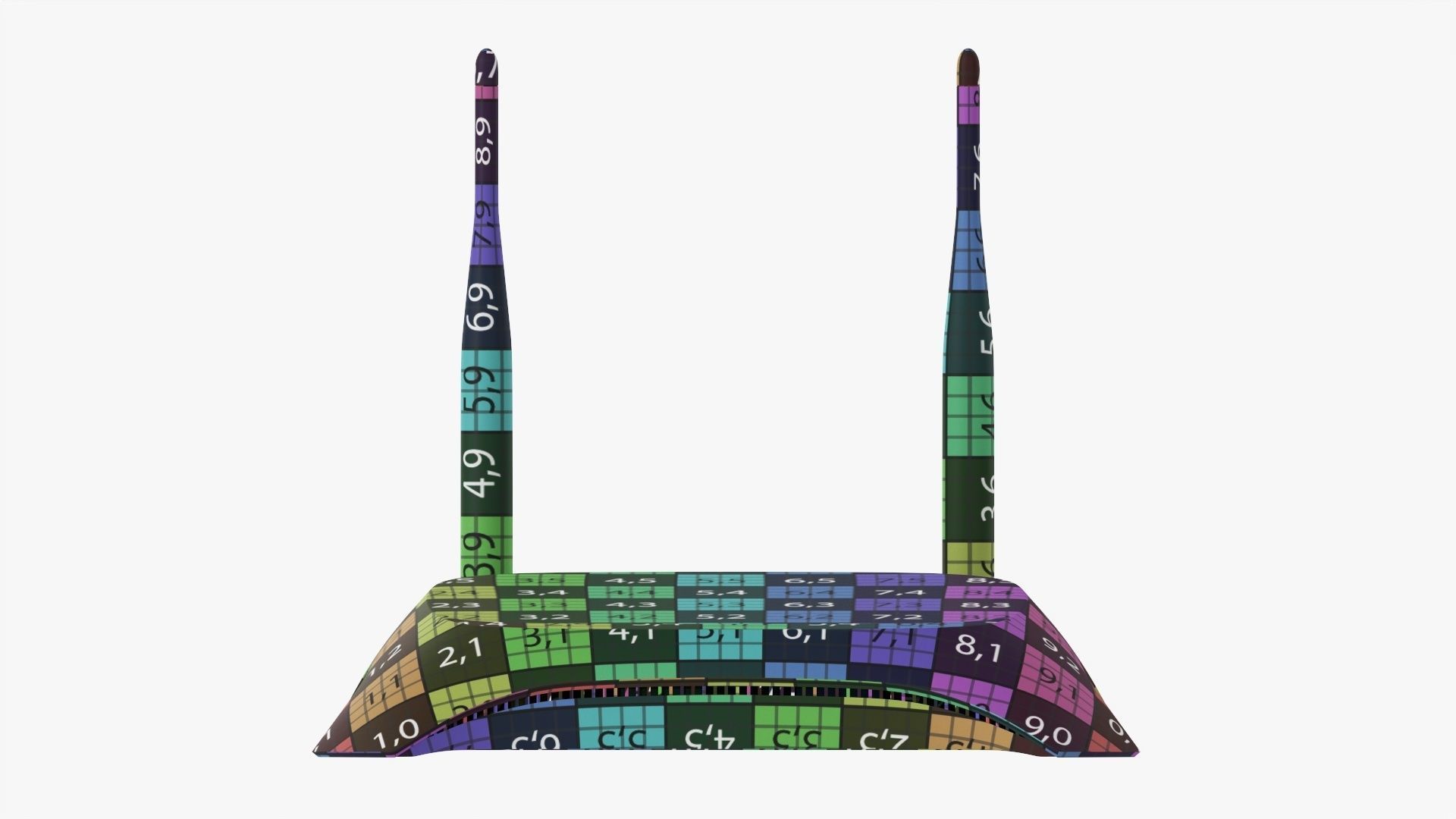 Wireless router dual band 3G-4G 3D model_18