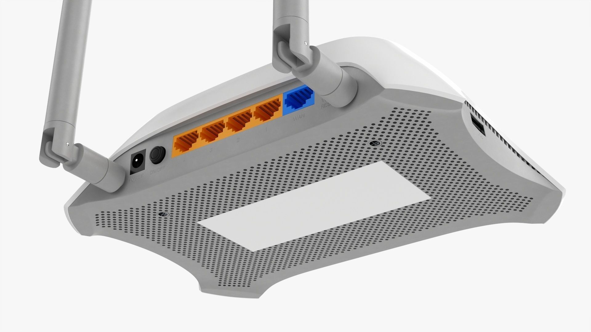 Wireless router dual band 3G-4G 3D model_2