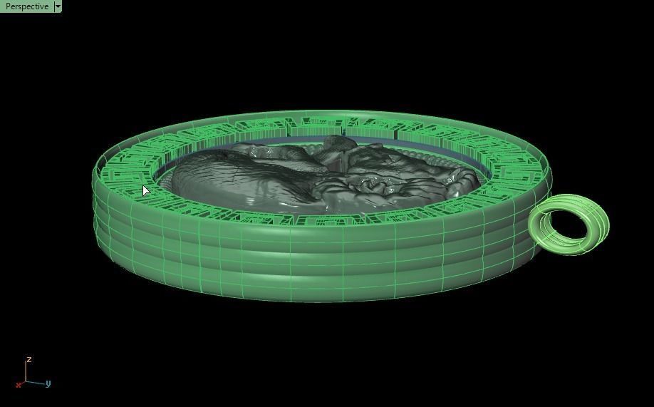 Goat pendant - Capricorn  3D print model_17