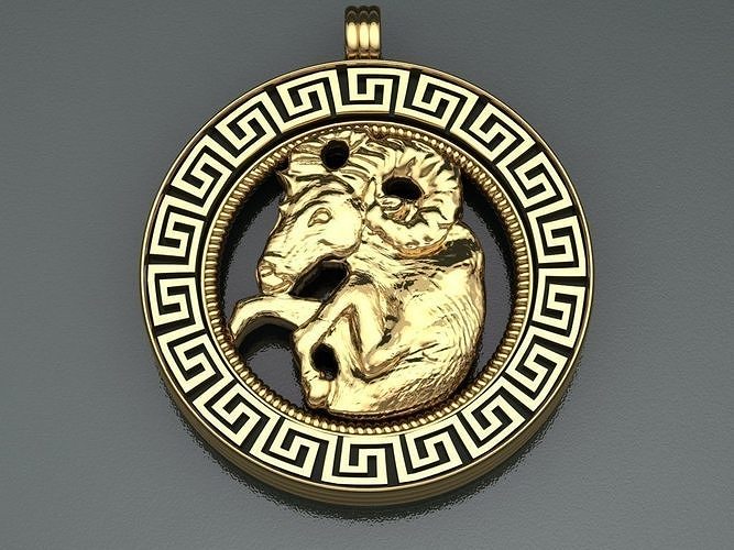 Goat pendant - Capricorn  3D print model
