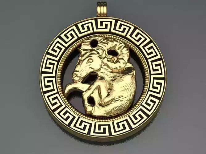 Goat pendant - Capricorn  3D print model