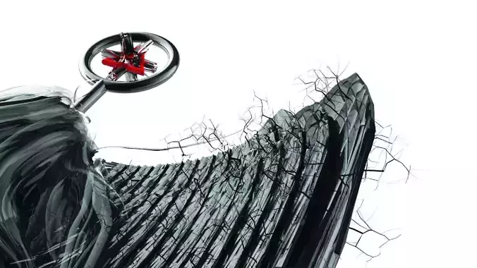 DEVILS WINGS STICK 3D model