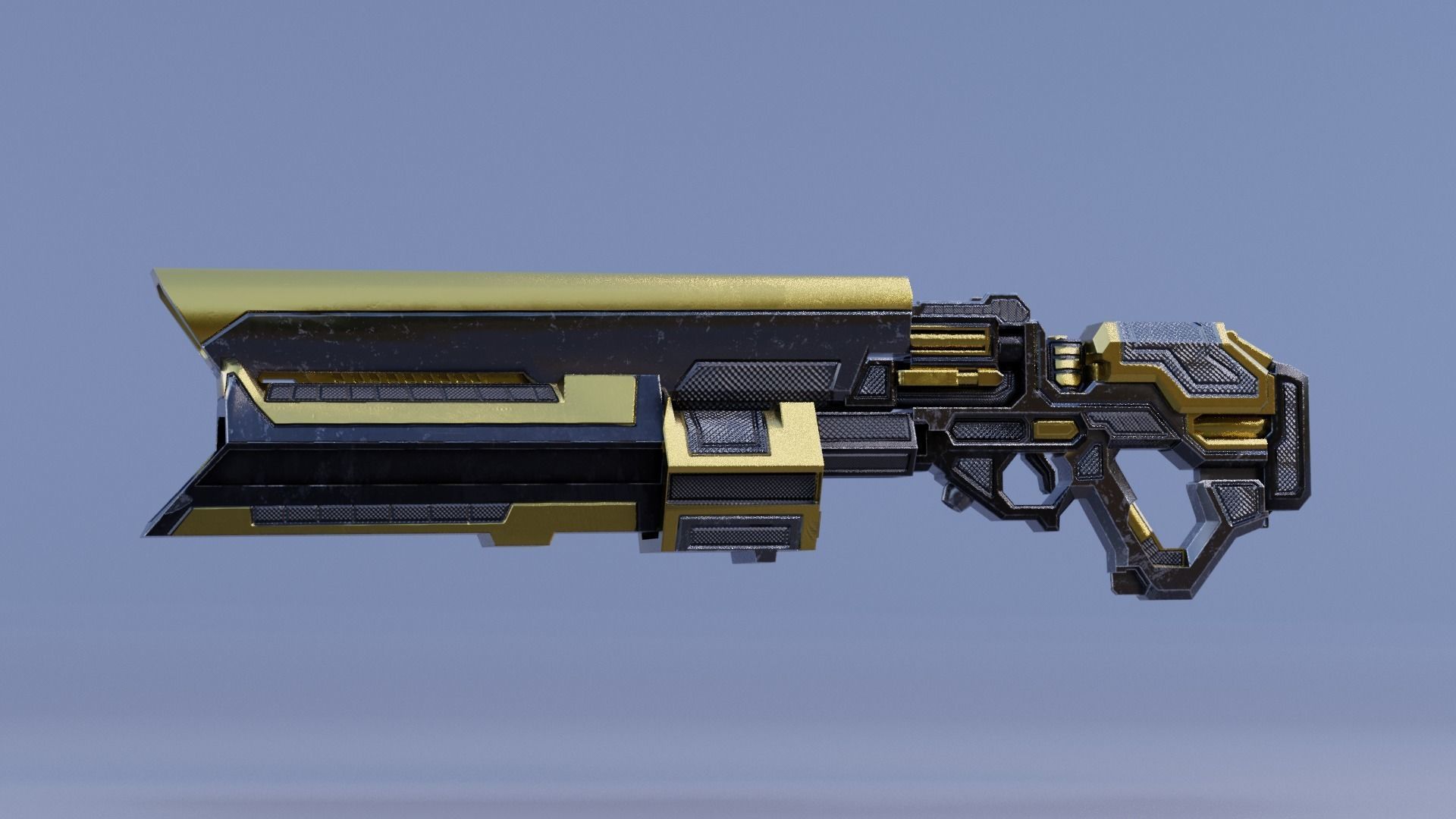 LOW POLY ROBOT -  ANUBIS  Low-poly 3D model_35