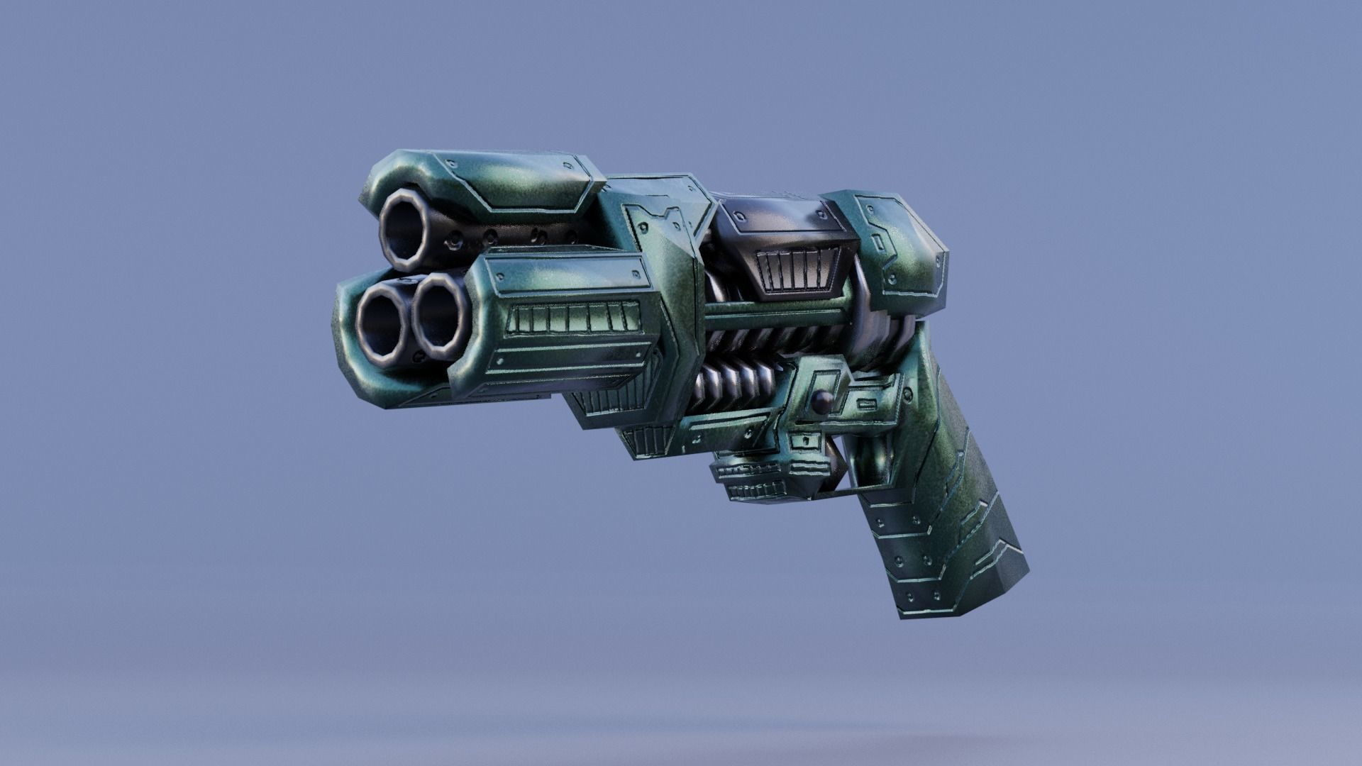 LOW POLY ROBOT -  ANUBIS  Low-poly 3D model_39