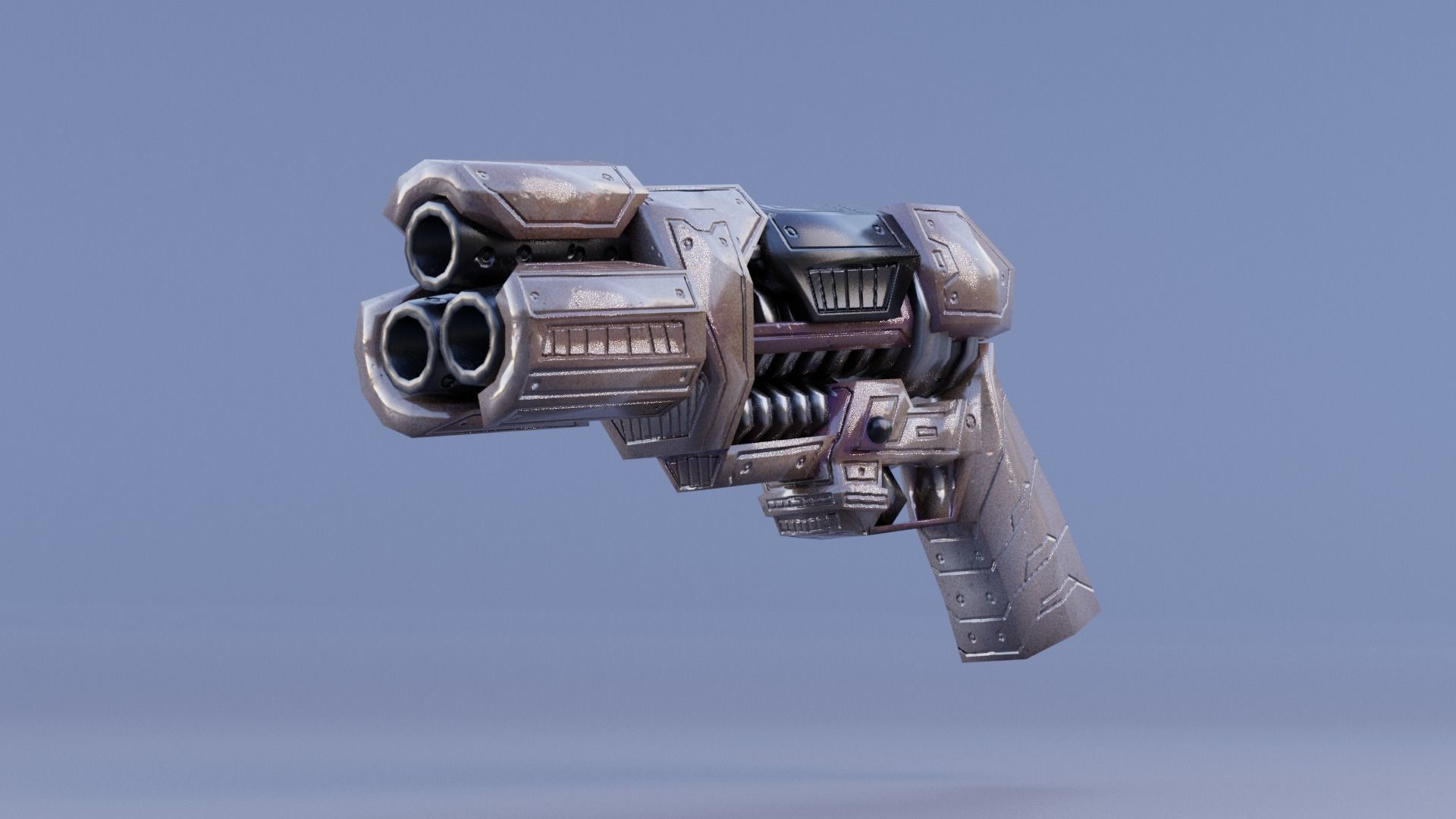 LOW POLY ROBOT -  ANUBIS  Low-poly 3D model_38