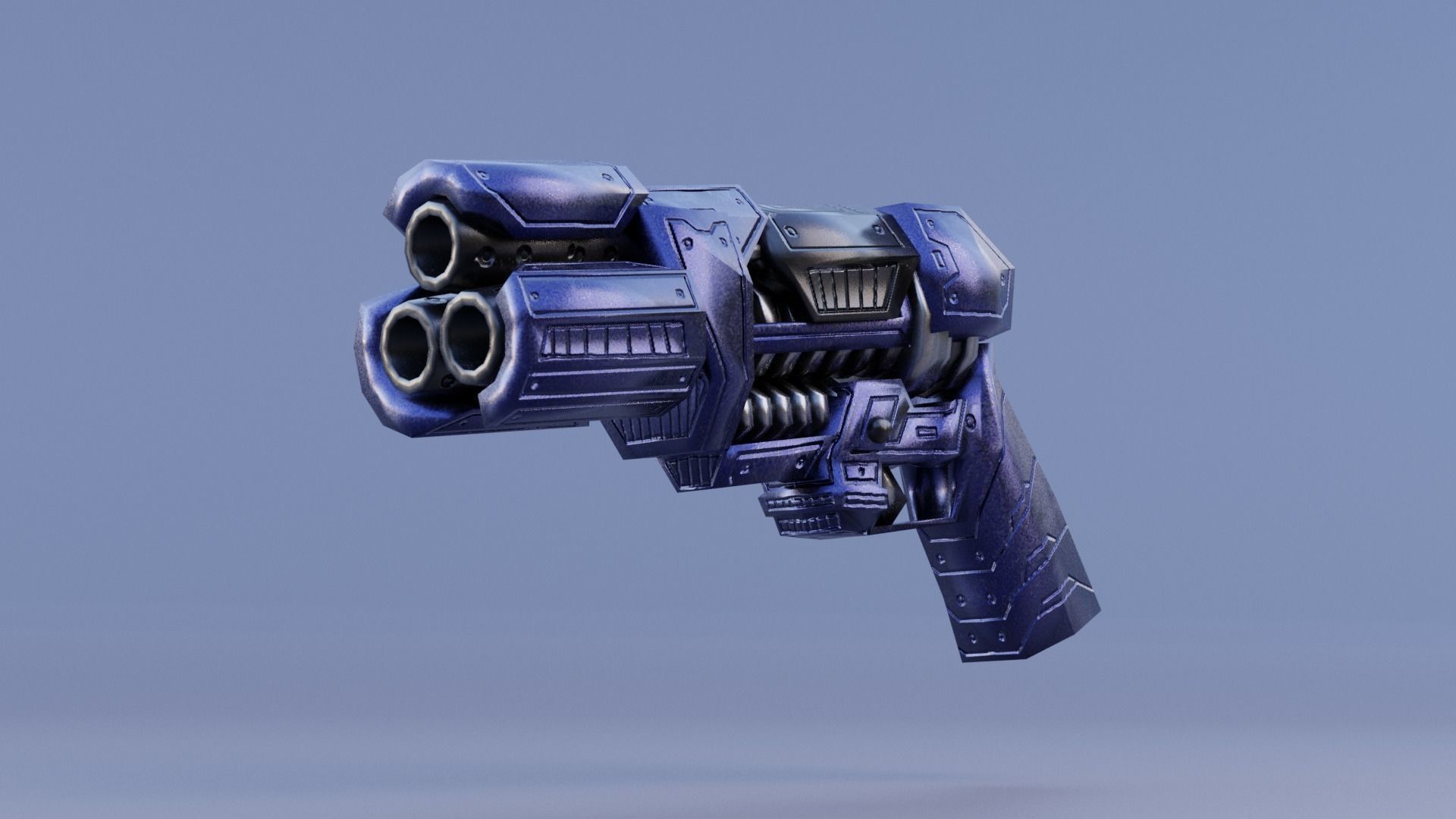 LOW POLY ROBOT -  ANUBIS  Low-poly 3D model_37