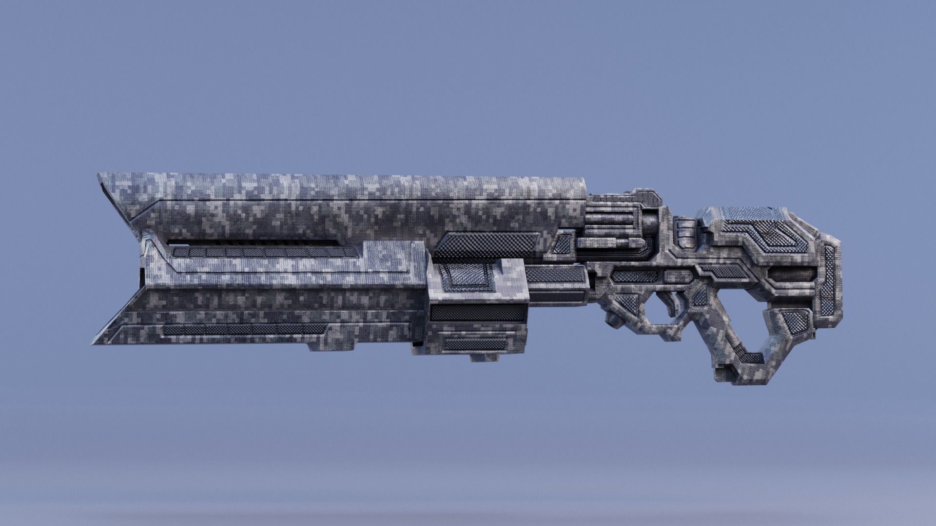 LOW POLY ROBOT -  ANUBIS  Low-poly 3D model_34