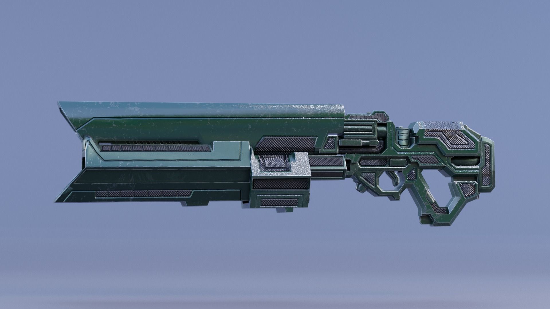 LOW POLY ROBOT -  ANUBIS  Low-poly 3D model_32