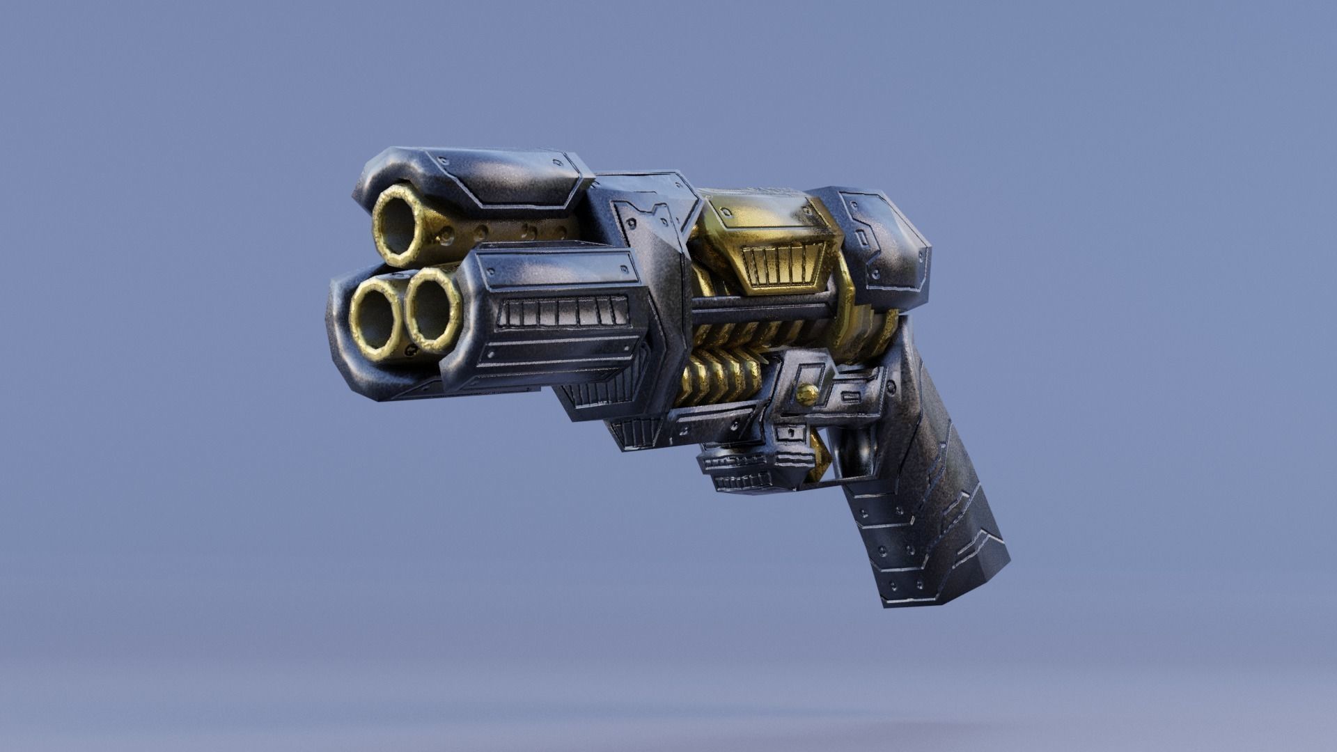 LOW POLY ROBOT -  ANUBIS  Low-poly 3D model_42