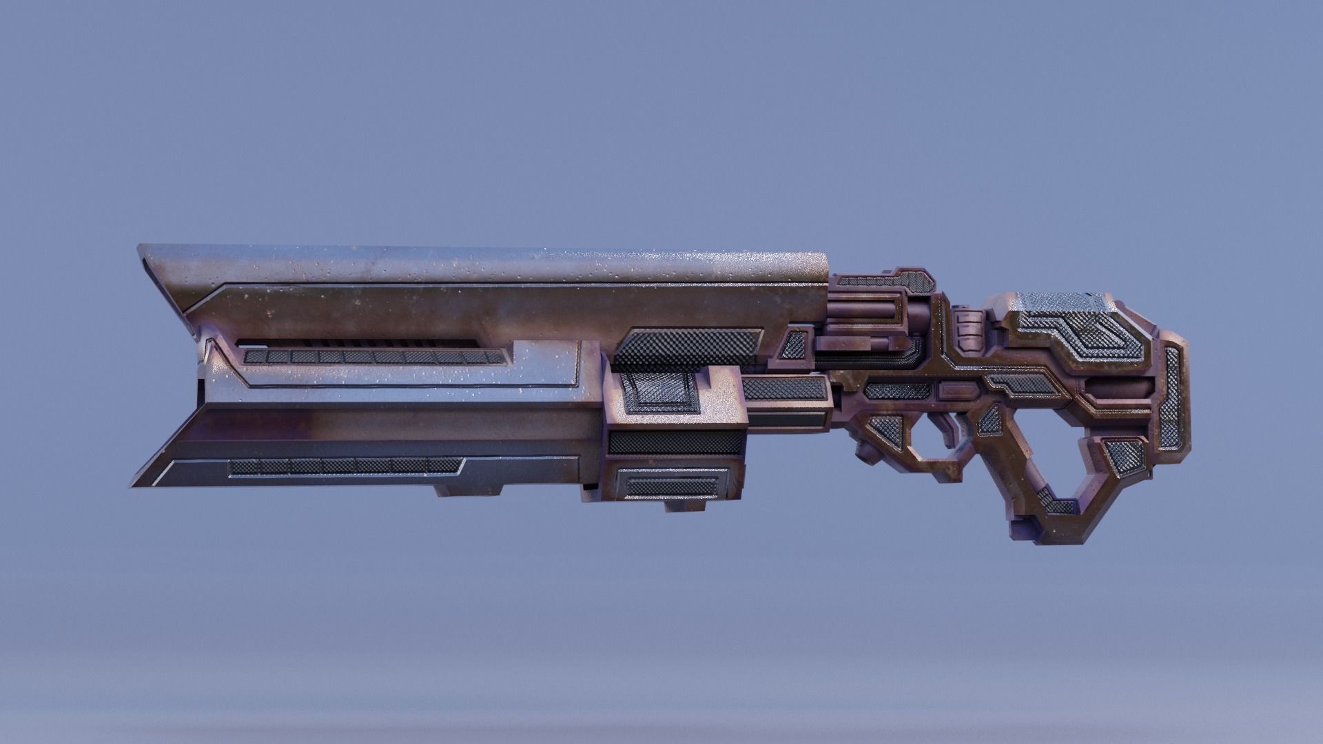 LOW POLY ROBOT -  ANUBIS  Low-poly 3D model_31