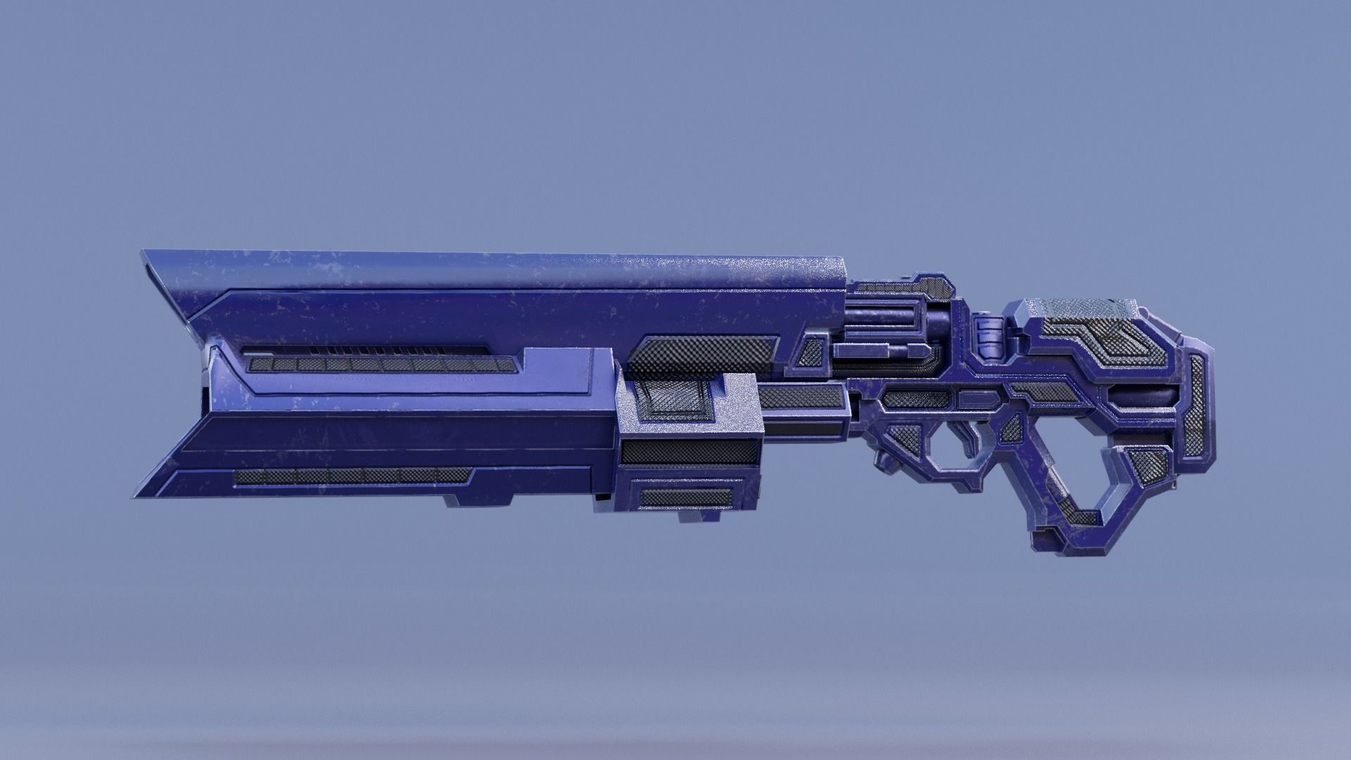 LOW POLY ROBOT -  ANUBIS  Low-poly 3D model_30