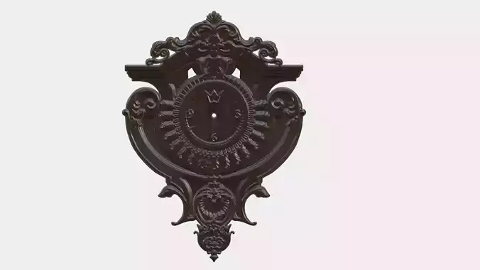 Wooden Clock Decor For Wood Carving