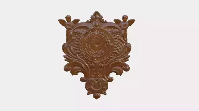 Wooden Clock Decor For Wood Carving