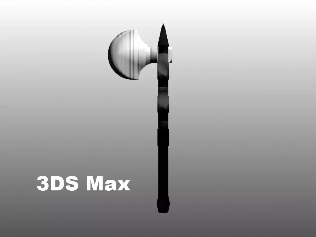 dotted ax  3D model_0